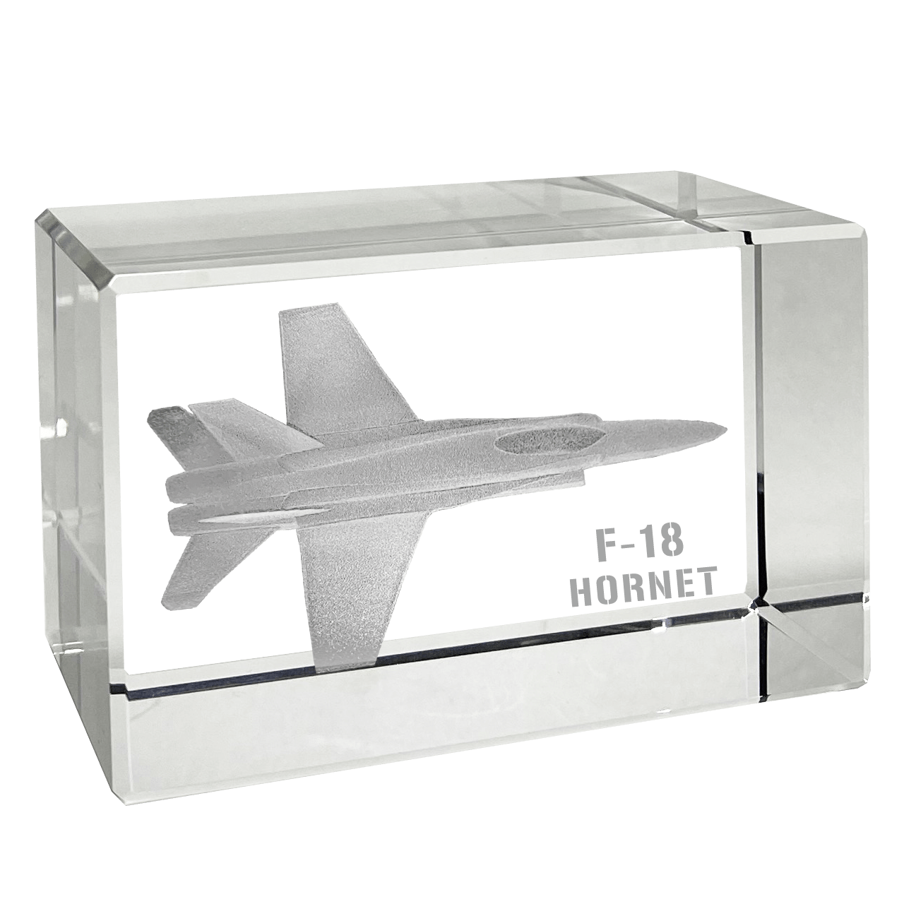 Etched Memory Office Etched Memory F-18 Hornet 3D Rectangle Block