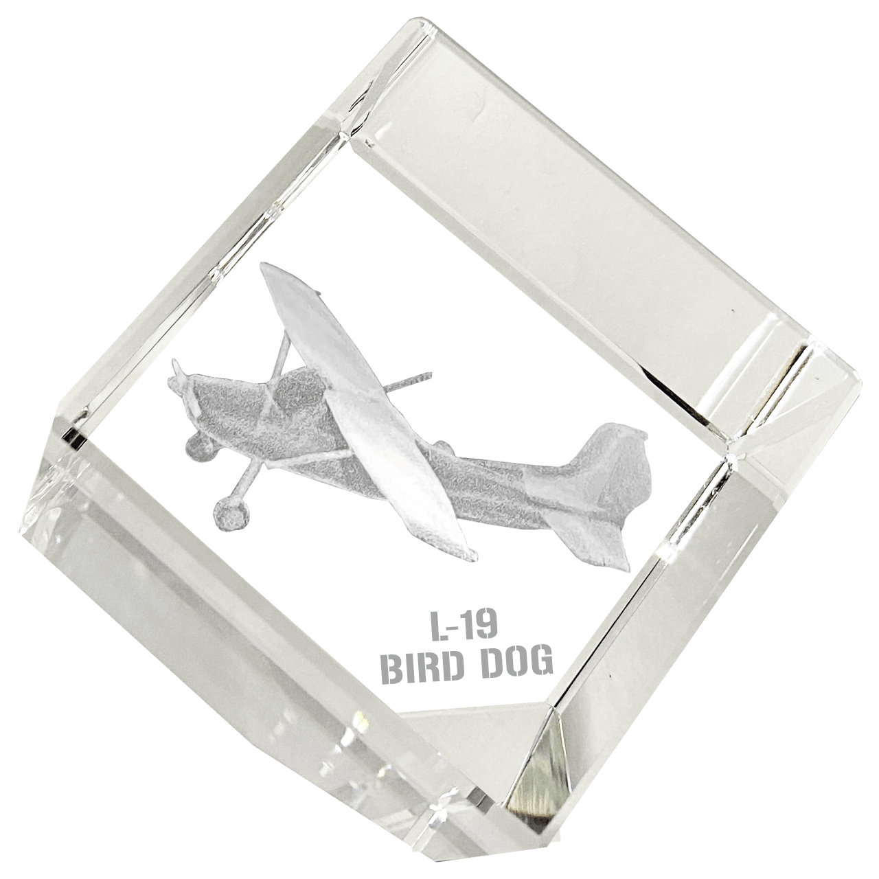 Etched Memory Office Etched Memory L-19 Bird Dog 3D Diamond Cube