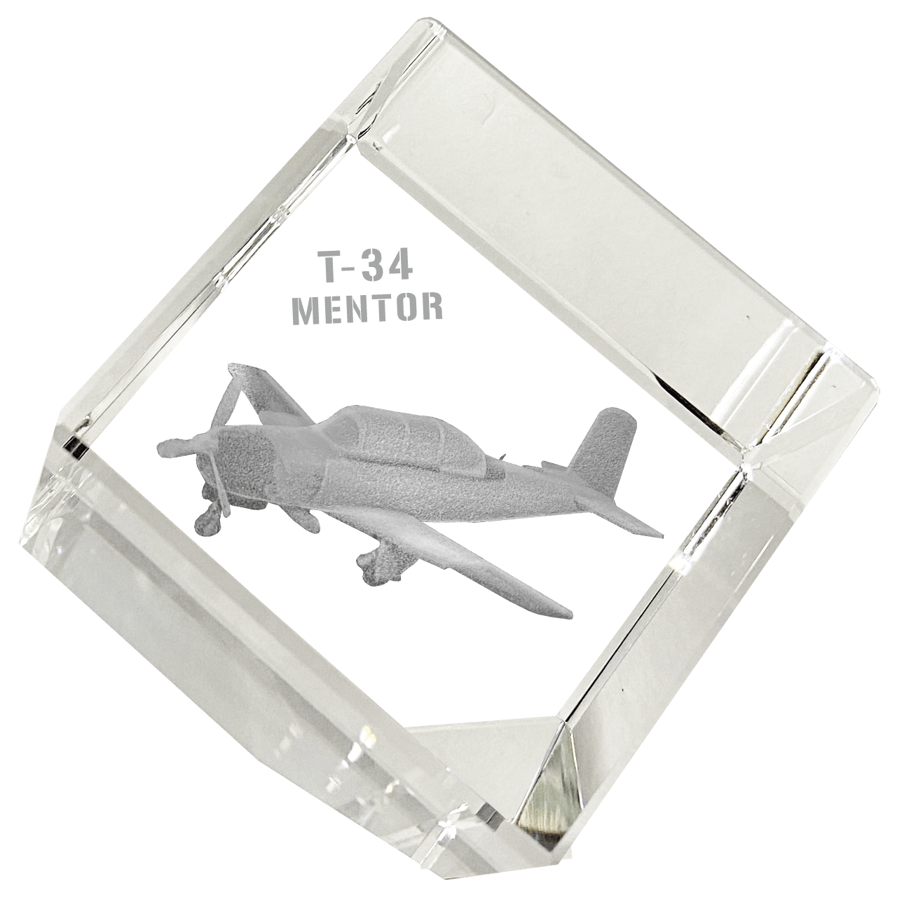 Etched Memory Office Etched Memory T-34 Mentor 3D Diamond Cube