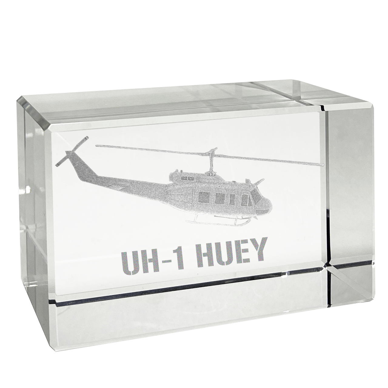 Etched Memory Office Etched Memory UH-1 Huey 3D Rectangle Cube