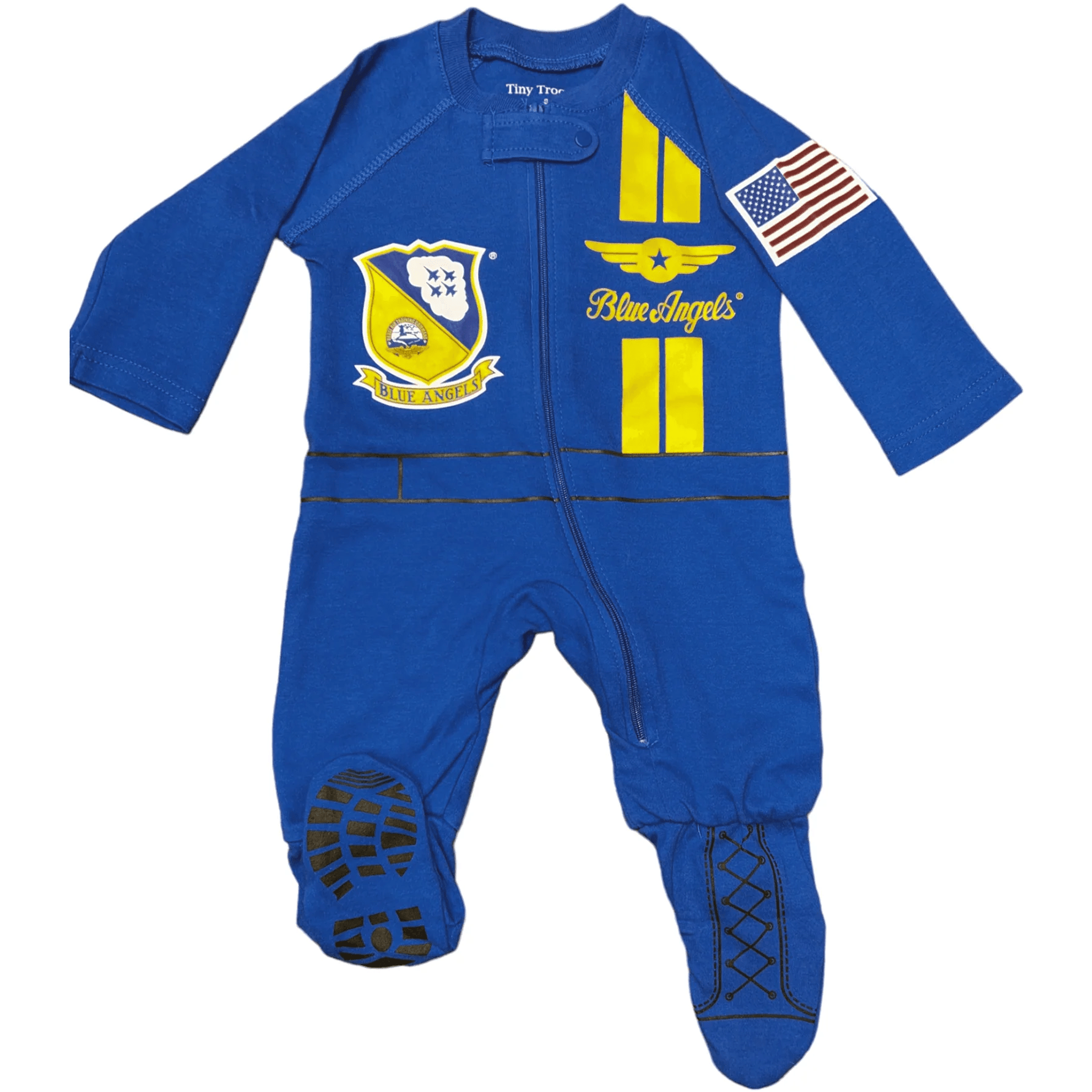 Trooper Clothing Outerwear 3-6 Month / Blue Blue Angels Flight Suit Baby Crawler