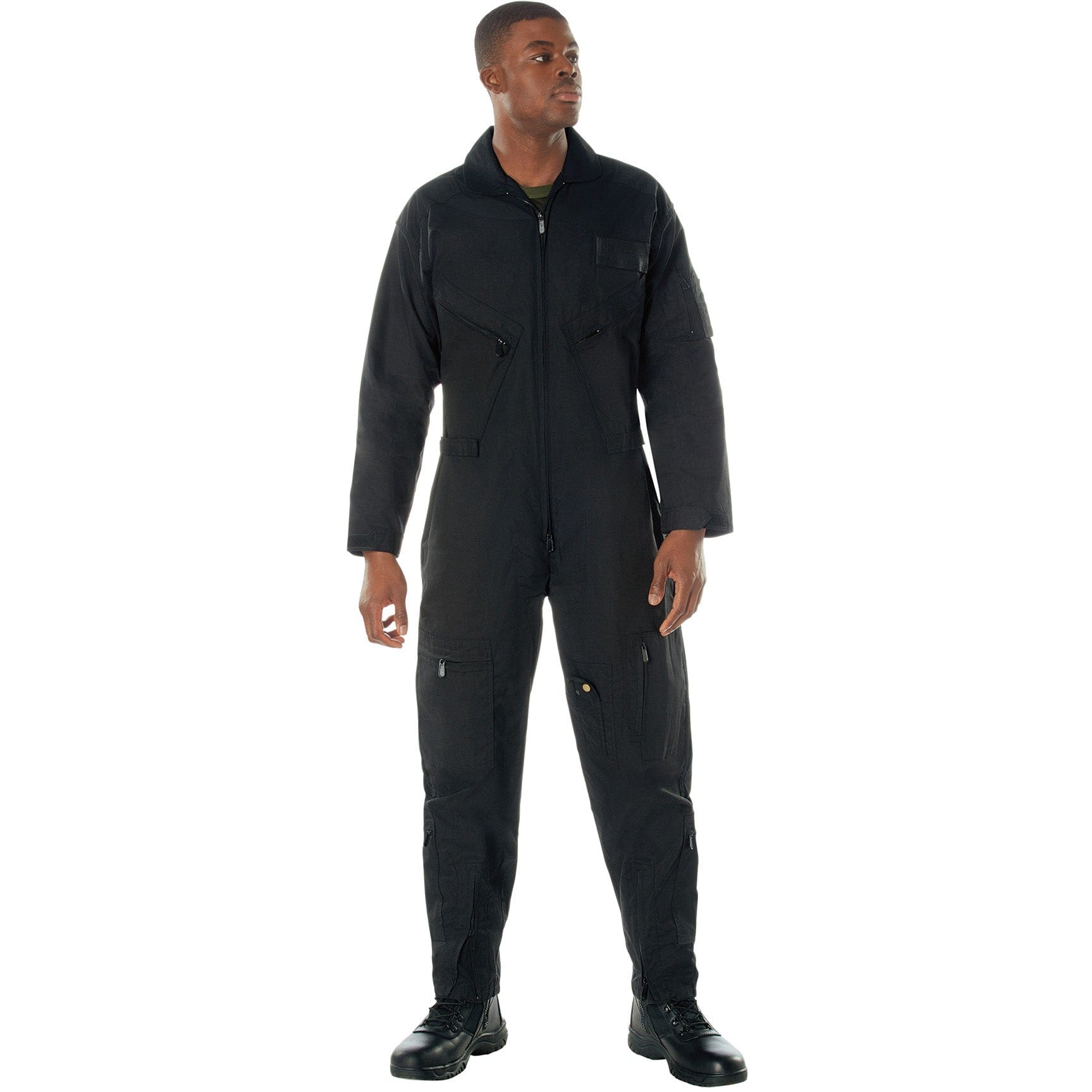 Rothco Outerwear XSmall / Black Flight Suit Cotton/Poly Blend