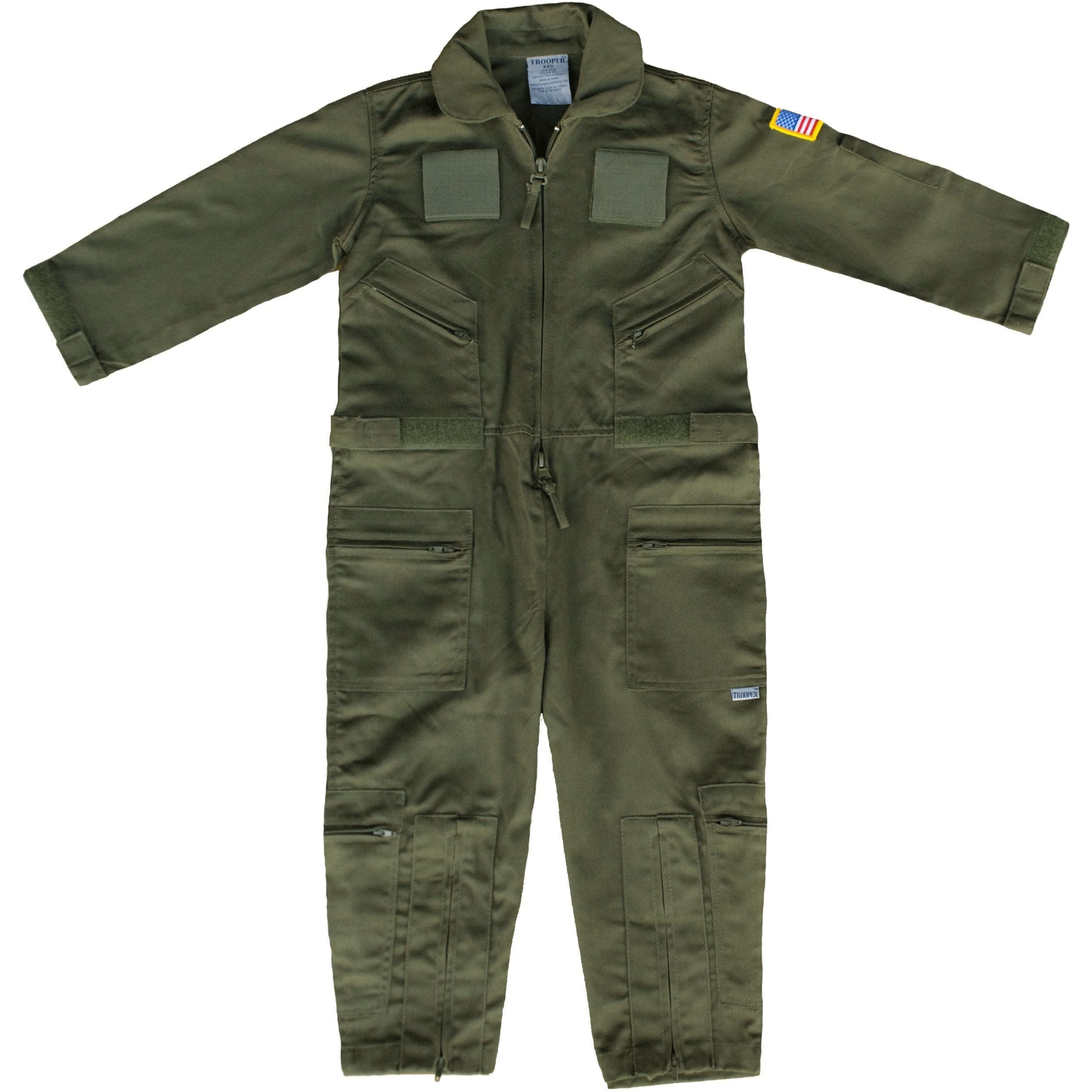 Trooper Clothing Outerwear XXS (3T-4T) / Olive Youth Flight Suit