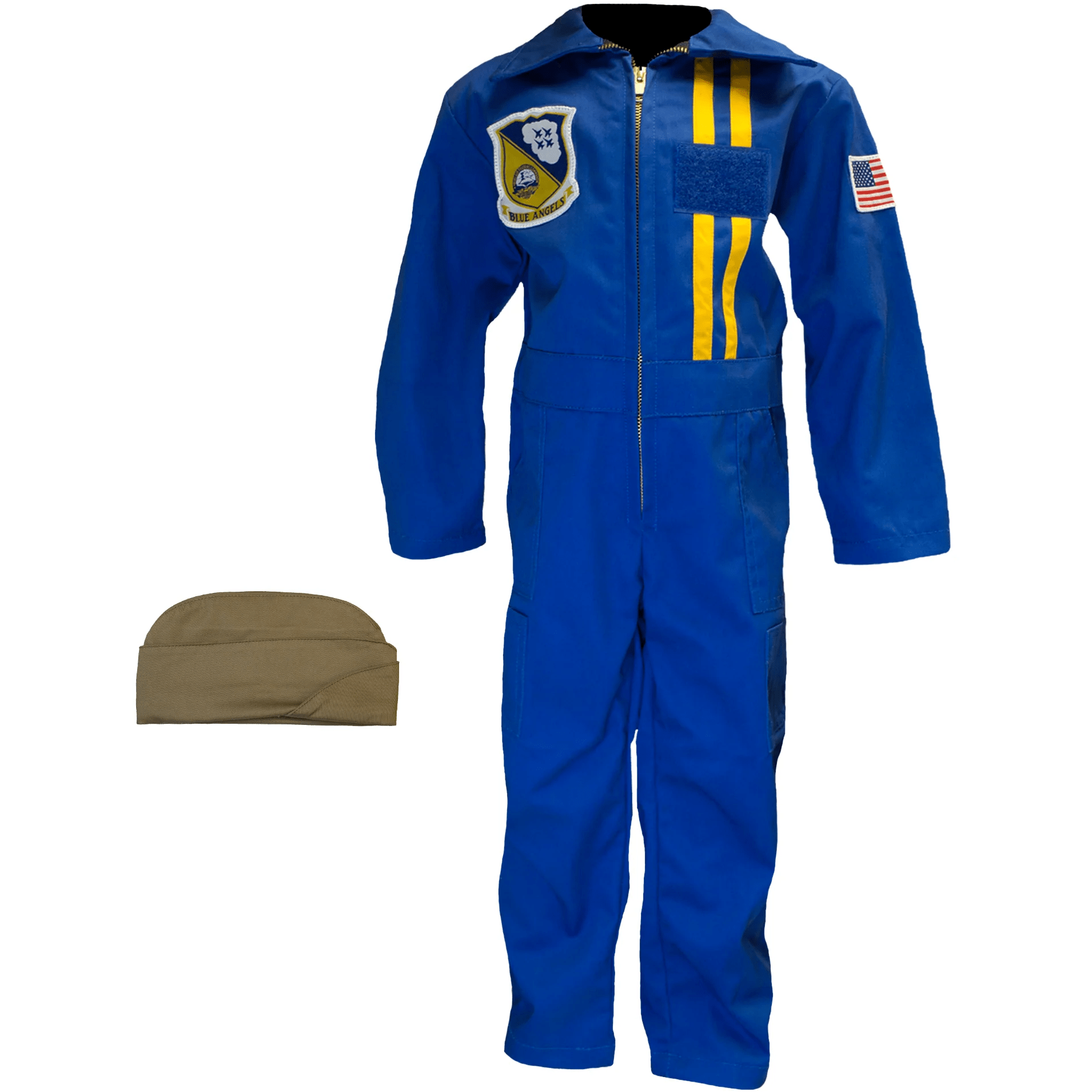 Trooper Clothing Outerwear XXXS (2T) / Blue Blue Angels Youth Flight Suit w/Cap