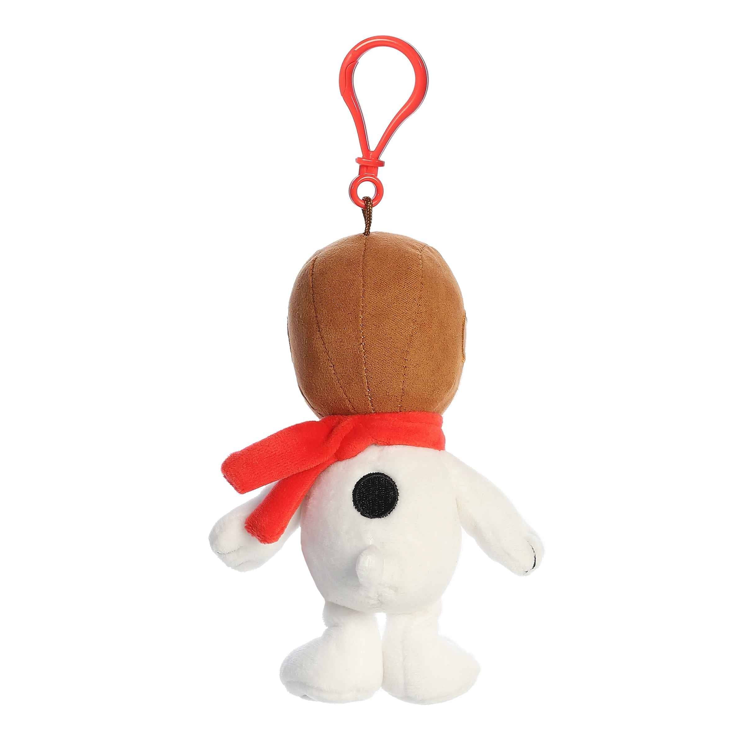 Aurora Plush Aurora® 5" Flying Ace Plush Keychain – Snoopy Aviator Clip-On