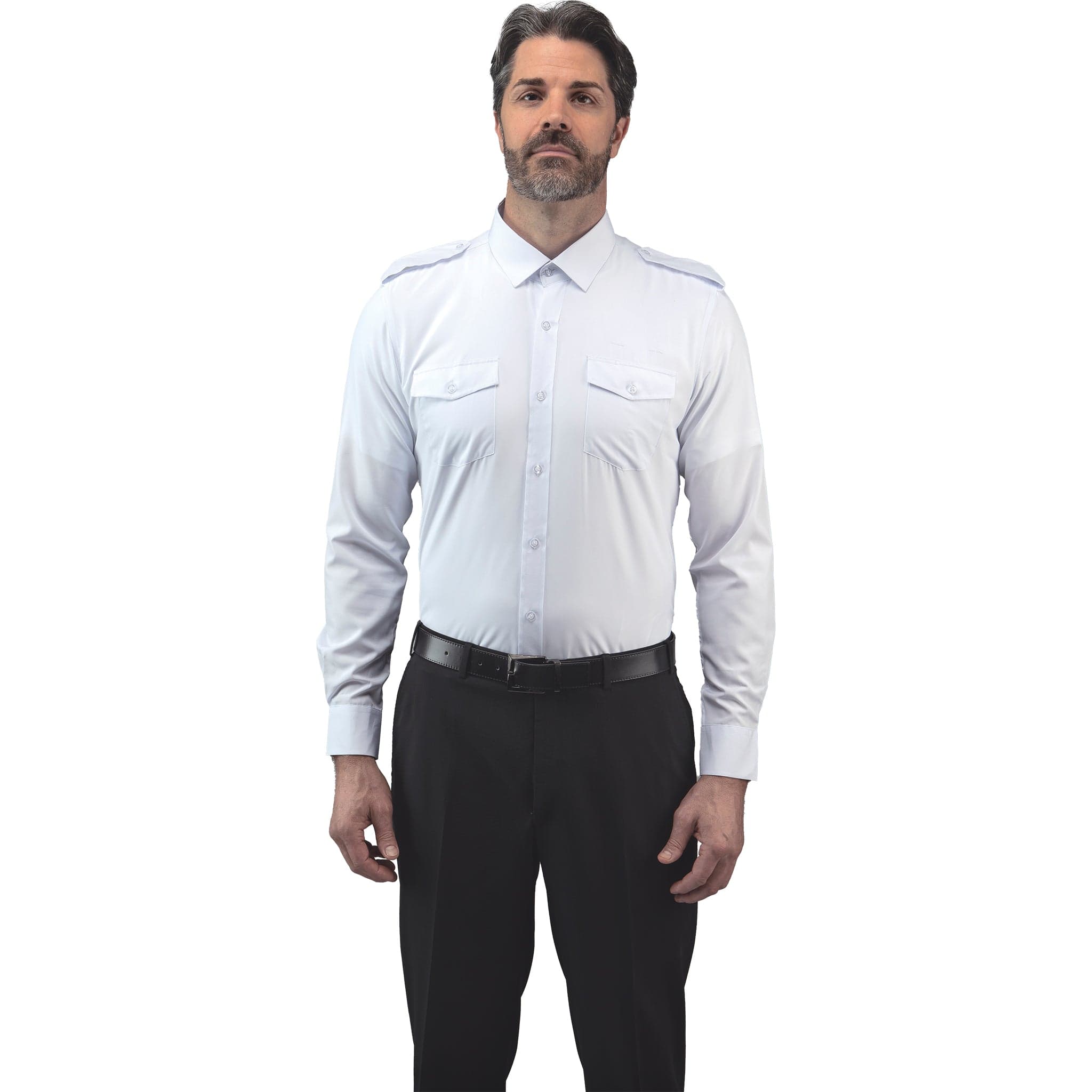 Lift Aviation Professional Pilot Lift Aviation Flextech Professional Pilot Long Sleeve Shirt (With Eyelets)