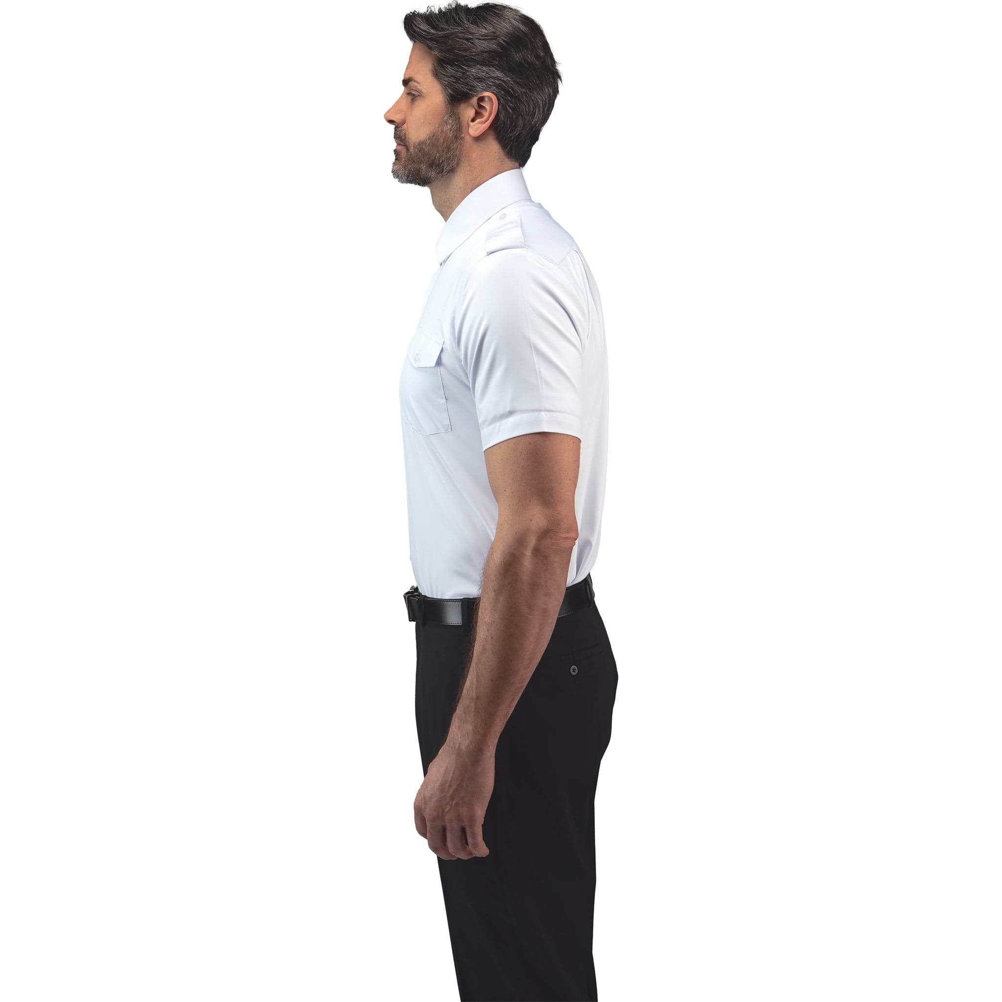 Lift Aviation Professional Pilot Lift Aviation Flextech Professional Pilot Short Sleeve Shirt (With Eyelets)