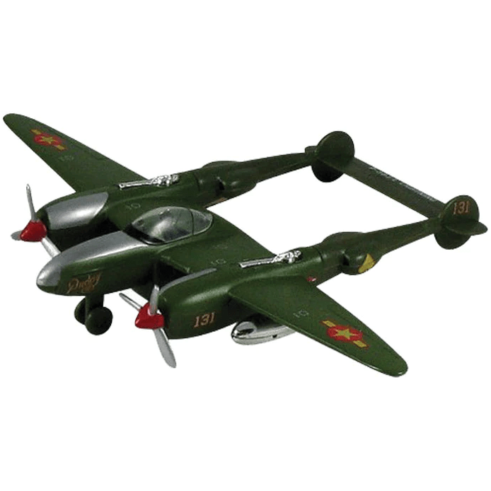 Wow Toyz Pull Back Planes P-38 Lightning 7" Pullback Diecast Airplane (1 Pc. Assorted Styles)