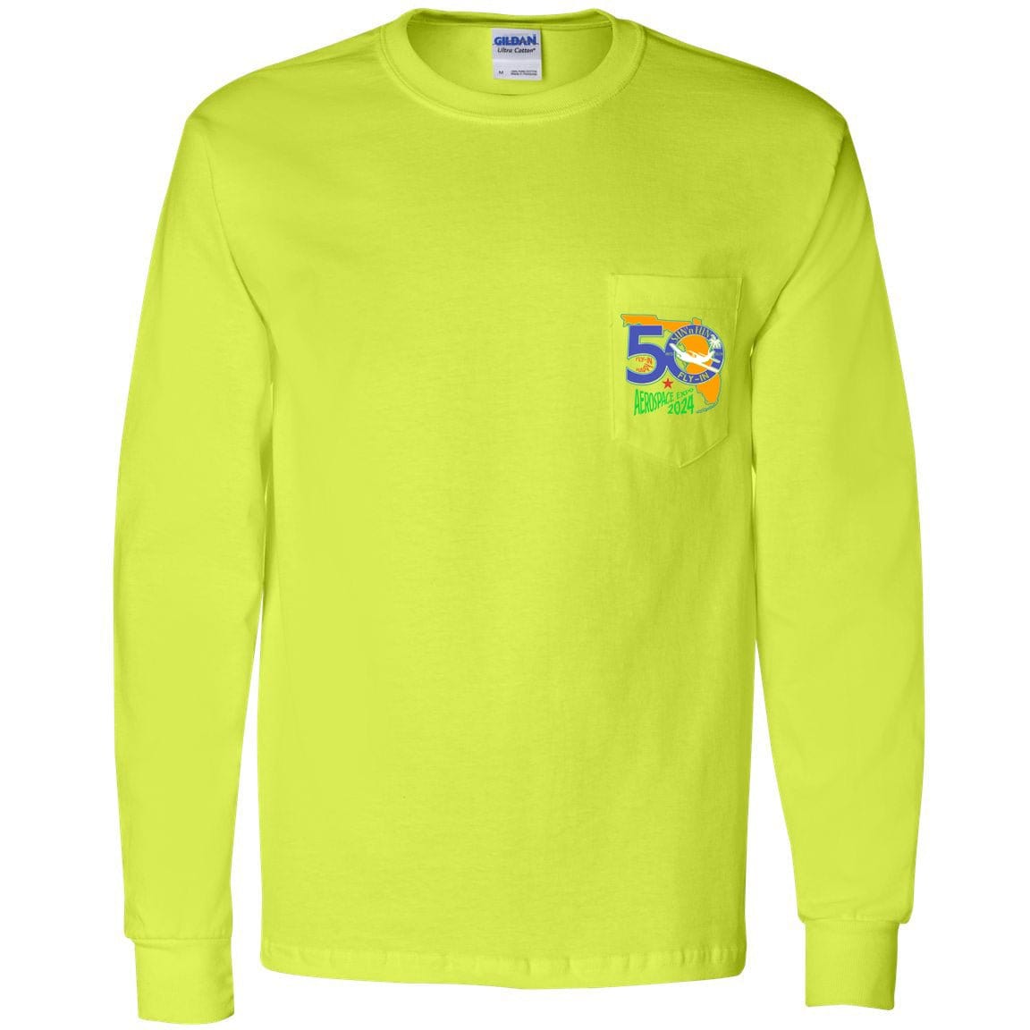 SUN 'n FUN Shirts Collage SUN 'n FUN 2024 Long Sleeve Pocket T-Shirt