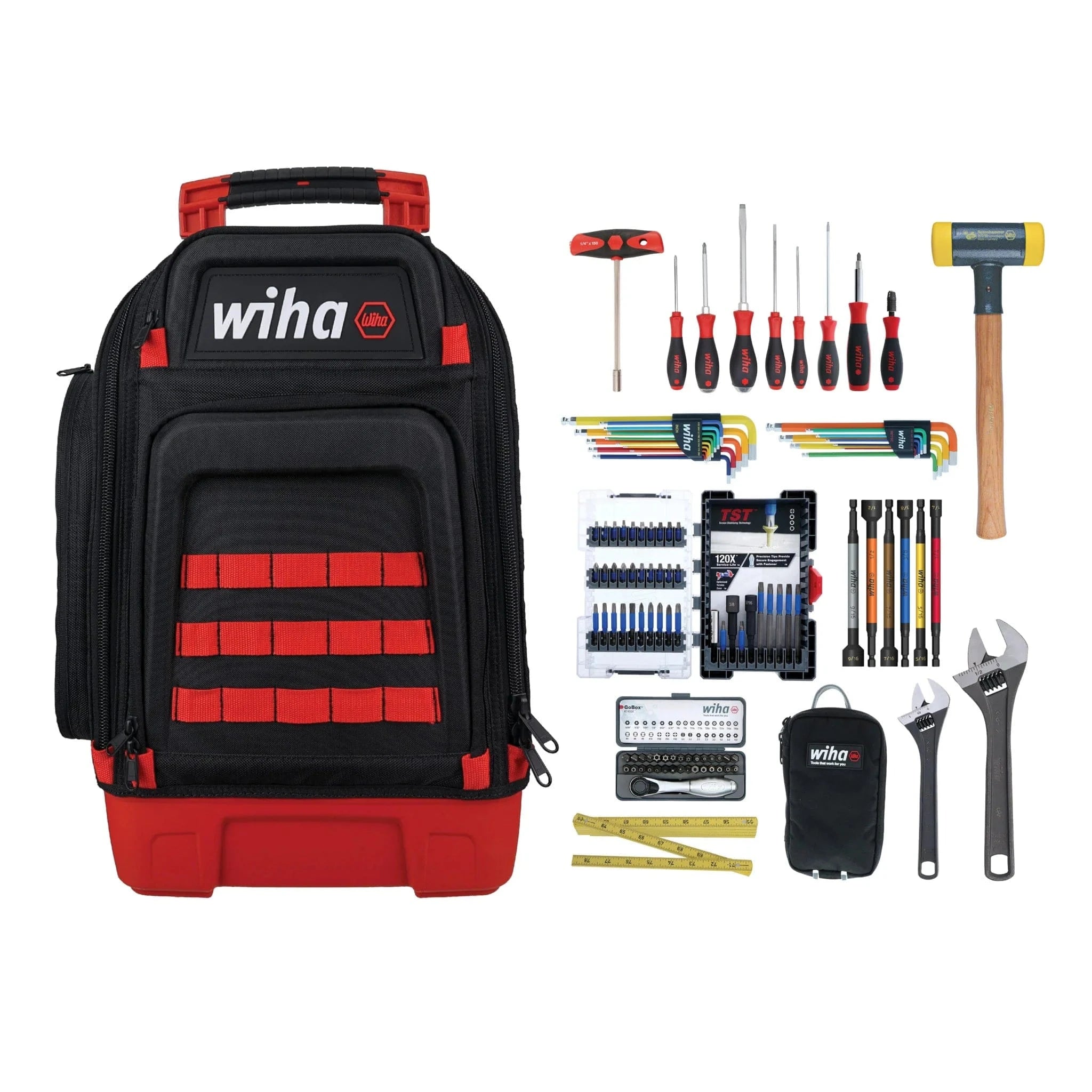 Wiha Tools Wiha 114-Piece Industrial MRO Tool Kit in Heavy Duty Backpack – The Ultimate Portable Tool Solution for Pilots and Aircraft Owners