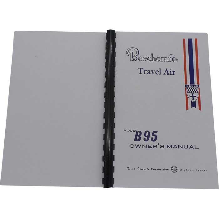 Essco Aircraft Aircraft Manual Beech B95 Travel Air Owner's Manual (part# 95-590014-37)