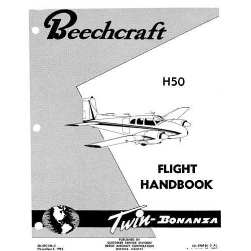 Essco Aircraft Aircraft Manual Beech H-50 Flight Handbook (part# 50-590126-3)