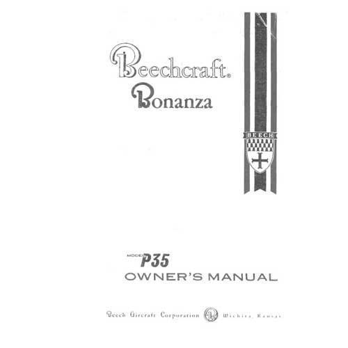 Essco Aircraft Aircraft Manual Beech P-35 Owner's Manual