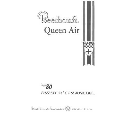 Essco Aircraft Aircraft Manual Beech Queen Air 80 Owner's Manual (part# 65-001027-5)