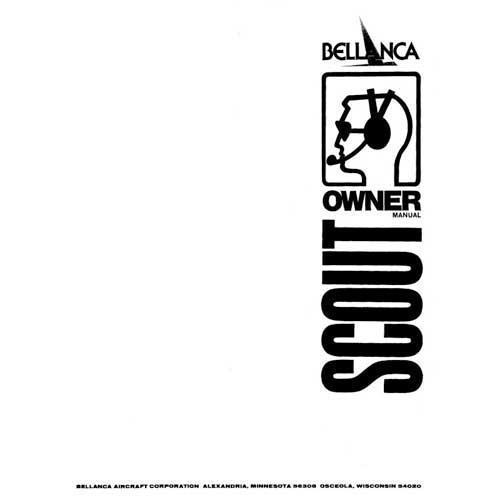 Essco Aircraft Aircraft Manual Bellanca 8GCBC Scout 1974-1979 Owner's Manual (part# BL8GCBC-74-79-O)