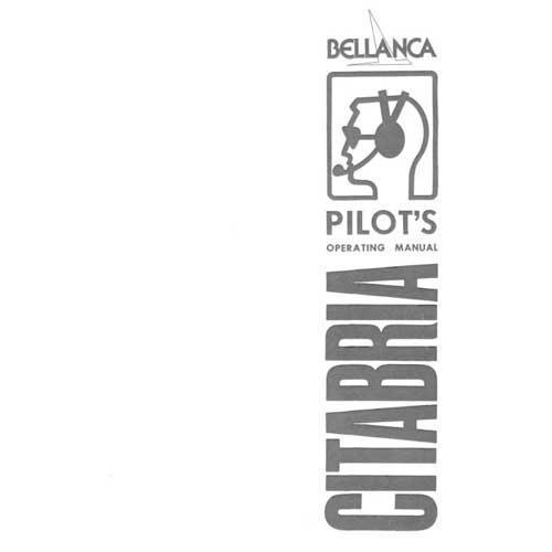 Essco Aircraft Aircraft Manual Bellanca Citabria7ECA,7GCAA,7KCAB,7GCBC POH (BL7ECA-POH-C)