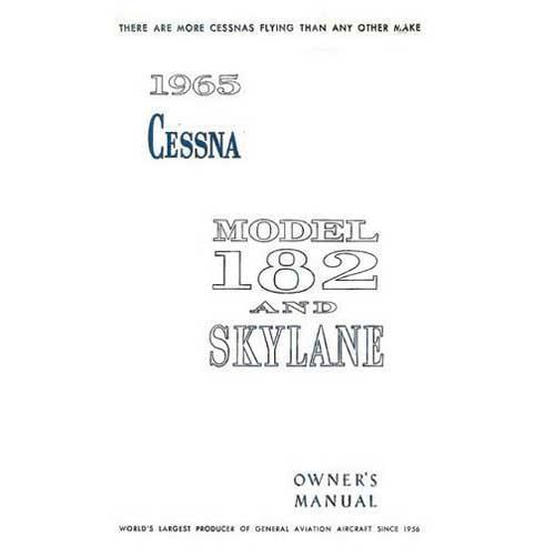 Essco Aircraft Aircraft Manual Cessna 182H Super Skylane 1965 Owner's Manual