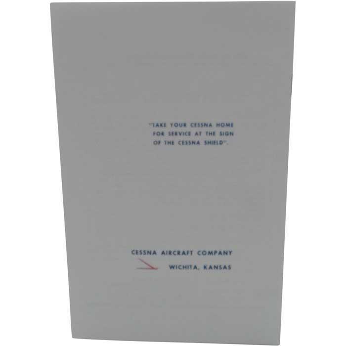 Essco Aircraft Aircraft Manual Cessna 185D 1965 Owner's Manual