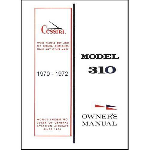 Essco Aircraft Aircraft Manual Cessna 310Q 1970-72 Owner's Manual