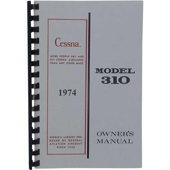 Essco Aircraft Aircraft Manual Cessna 310Q 1974 Owner's Manual