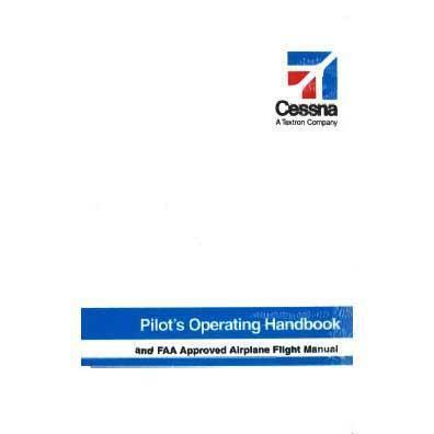 Cessna Aircraft Company Aircraft Manual Cessna R182 Skylane RG 1978 Pilot's Operating Handbook (D1115-13)