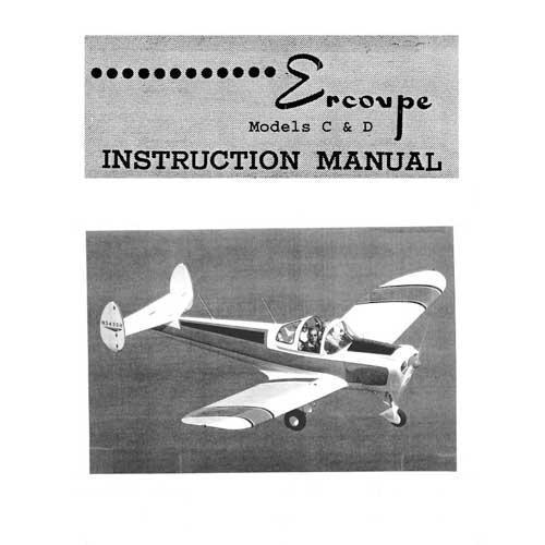 Essco Aircraft Aircraft Manual Ercoupe  415C Instruction Manual (part# ER415C-IN)