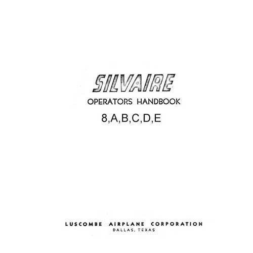 Essco Aircraft Aircraft Manual Luscombe Luscombe 8,A,B,C,D,E Operator's Handbook (part# LU8,A,B-OP-C)