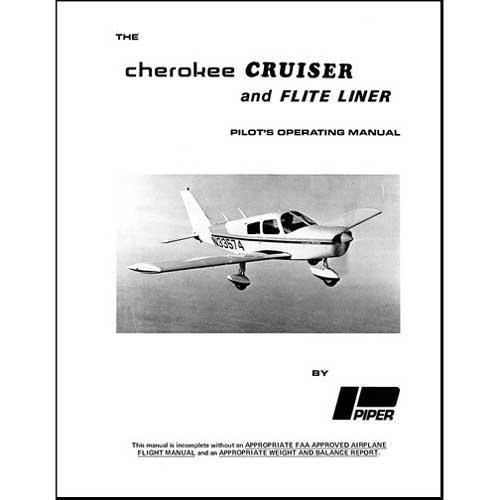 Essco Aircraft Aircraft Manual Piper PA28-140 Cherokee Cruiser PIM 1974-76 (761-555)