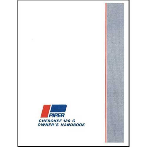 Essco Aircraft Aircraft Manual Piper PA28-180G 1972 Owner's Manual (part# 761-490)