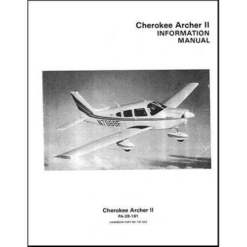 Essco Aircraft Aircraft Manual Piper PA28-181 Archer II 1977-79 POH (761-624)