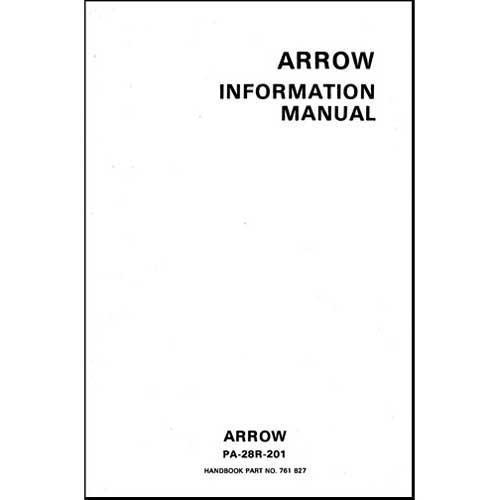 Essco Aircraft Aircraft Manual Piper PA28R-201 Arrow 1988-1994 POH (761-827)