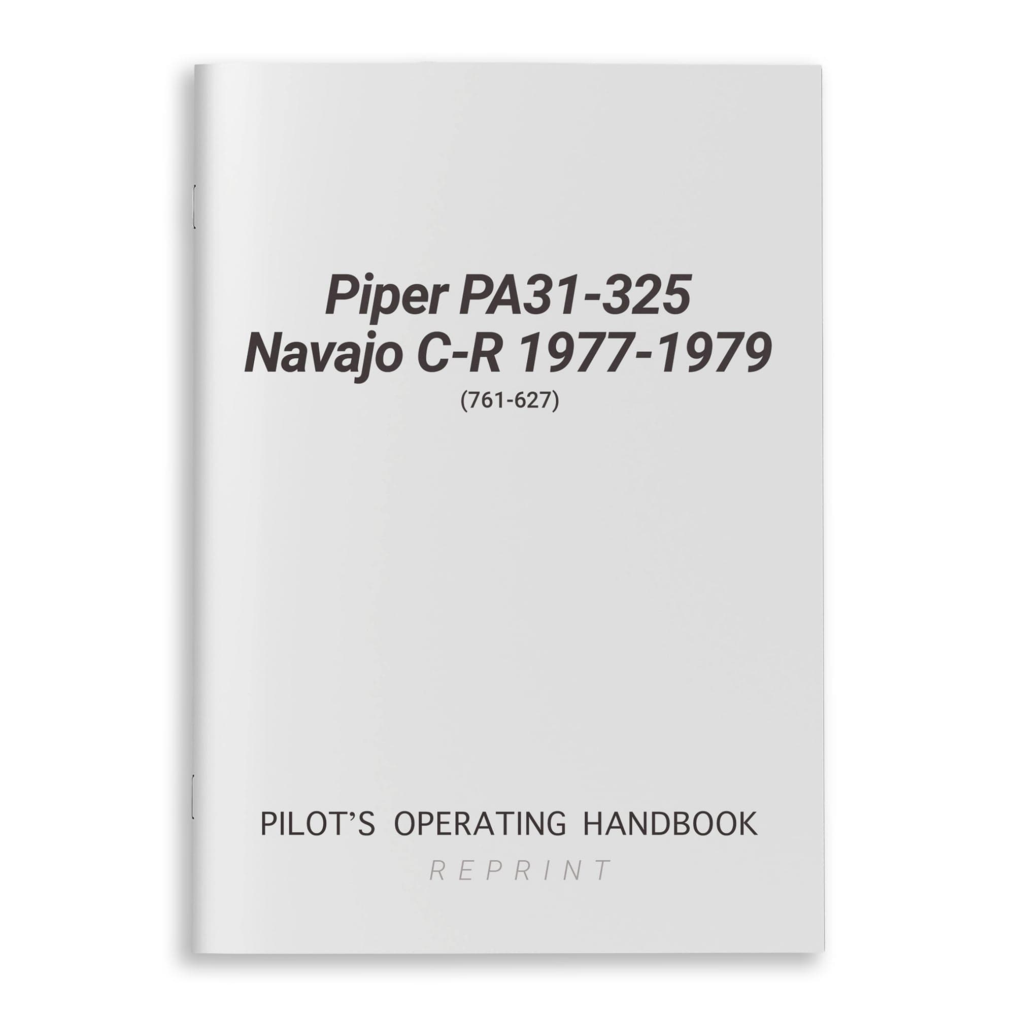 Essco Aircraft Aircraft Manual Piper PA31-325 Navajo C-R 1977-1979 POH (761-627)