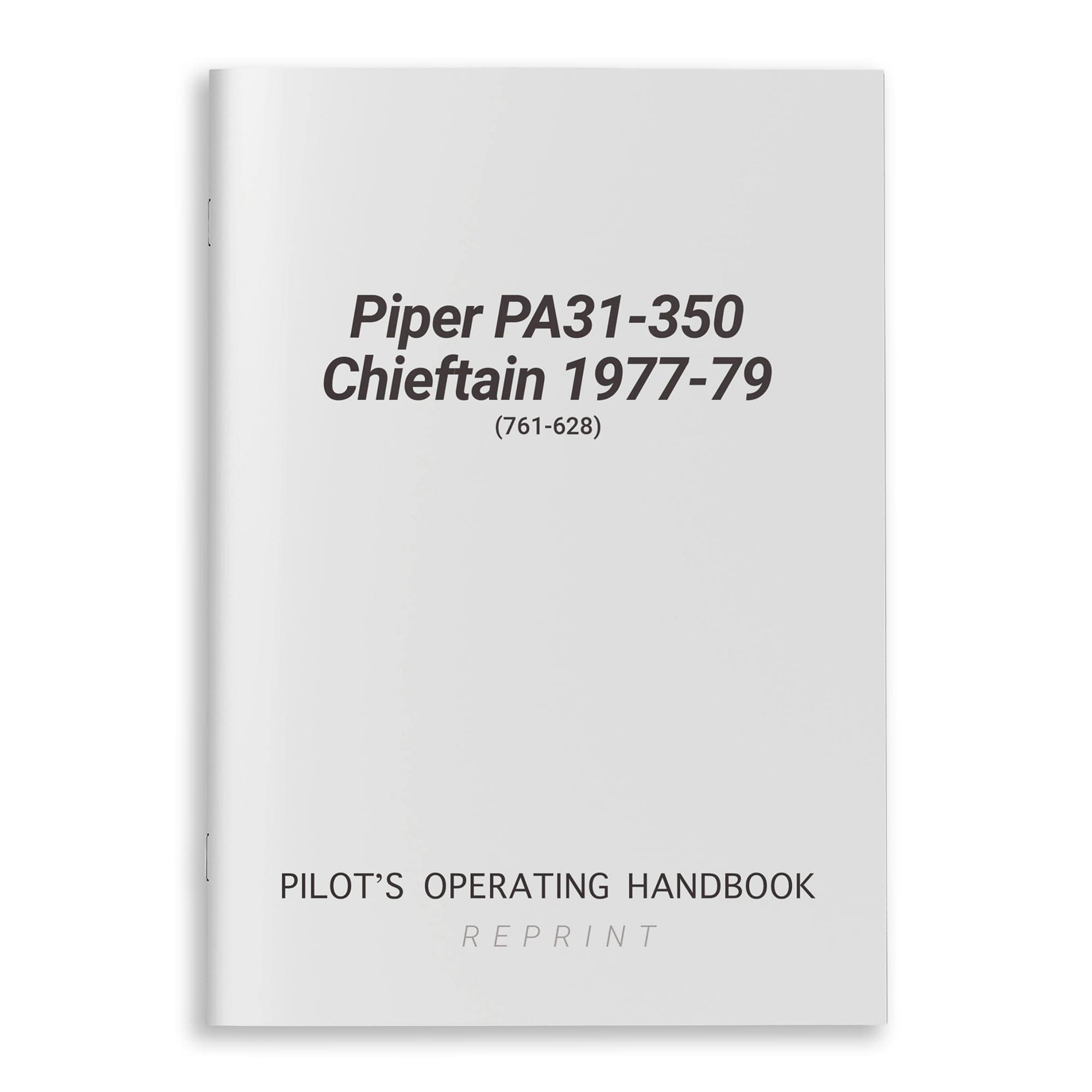 Essco Aircraft Aircraft Manual Piper PA31-350 Chieftain 1977-79 POH (761-628)