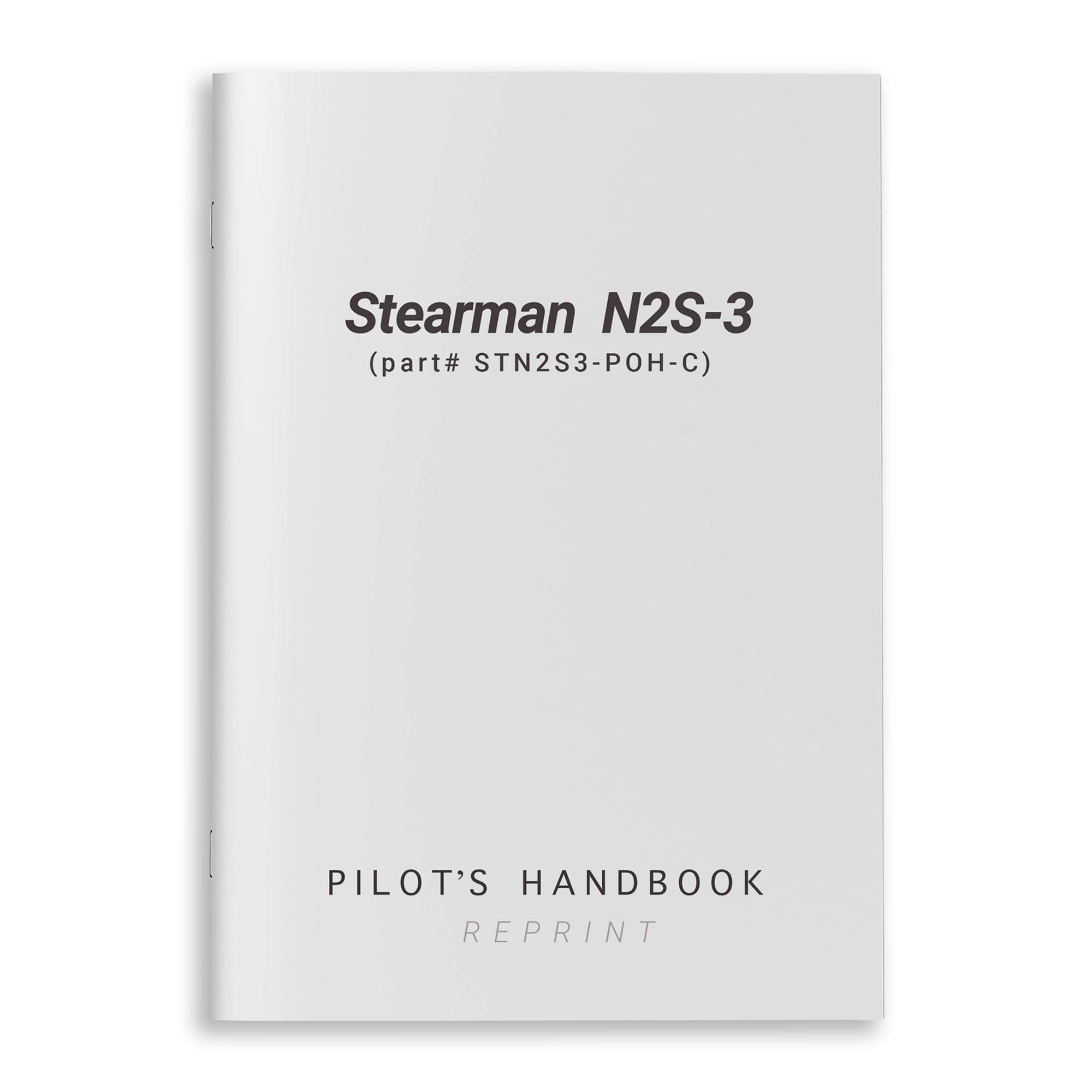 Essco Aircraft Aircraft Manual Stearman N2S-3 Pilot's Handbook (part# STN2S3-POH-C)