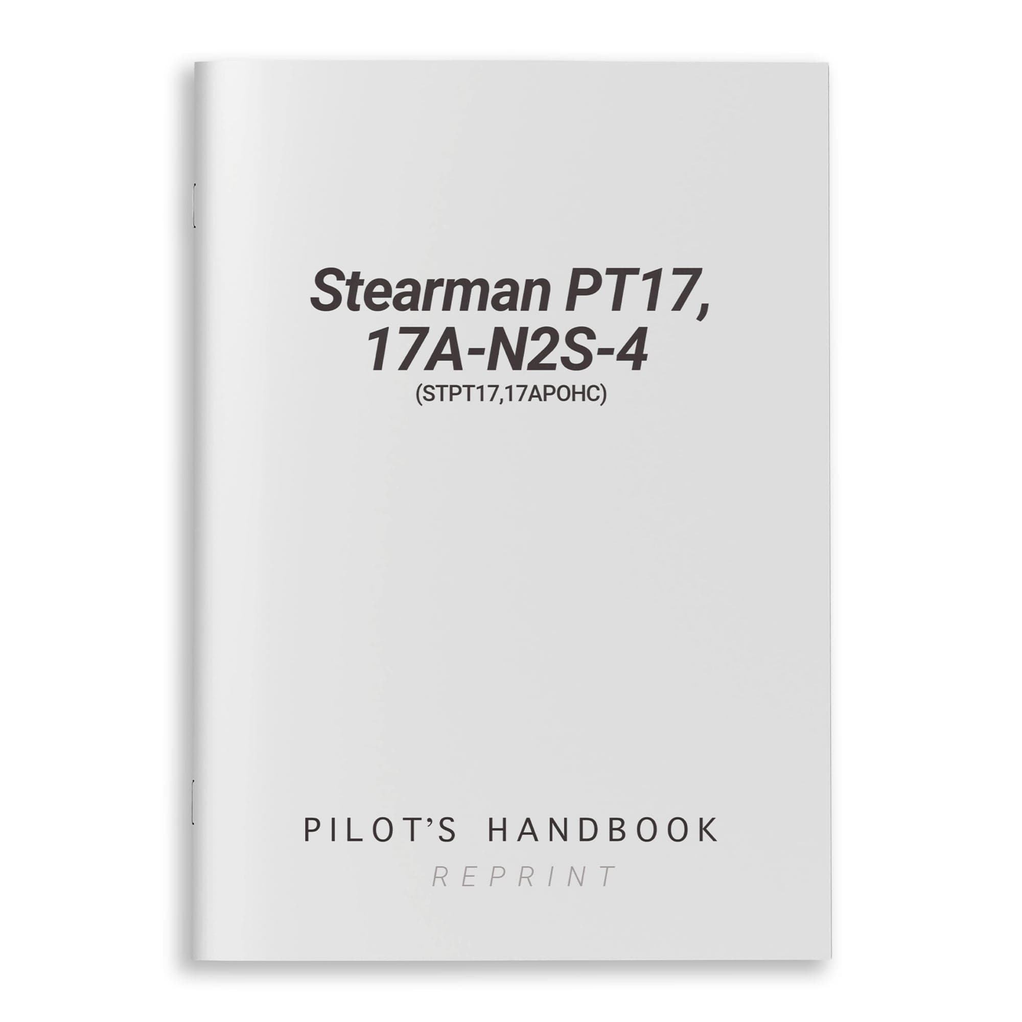 Essco Aircraft Aircraft Manual Stearman PT17,17A-N2S-4 Pilot's Handbook (STPT17,17APOHC)