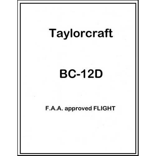 Essco Aircraft Aircraft Manual Taylorcraft BC-12D Flight Manual (part# TABC12DF)