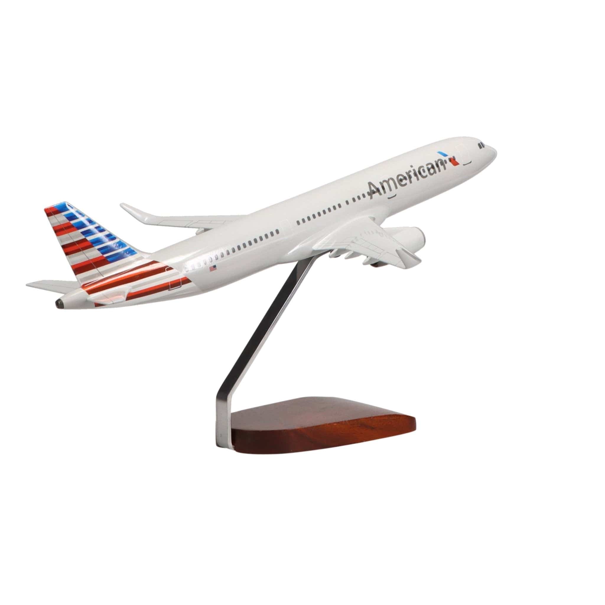 High Flying Models Aircraft Models Airbus A321-200 American Airlines Large Mahogany Model