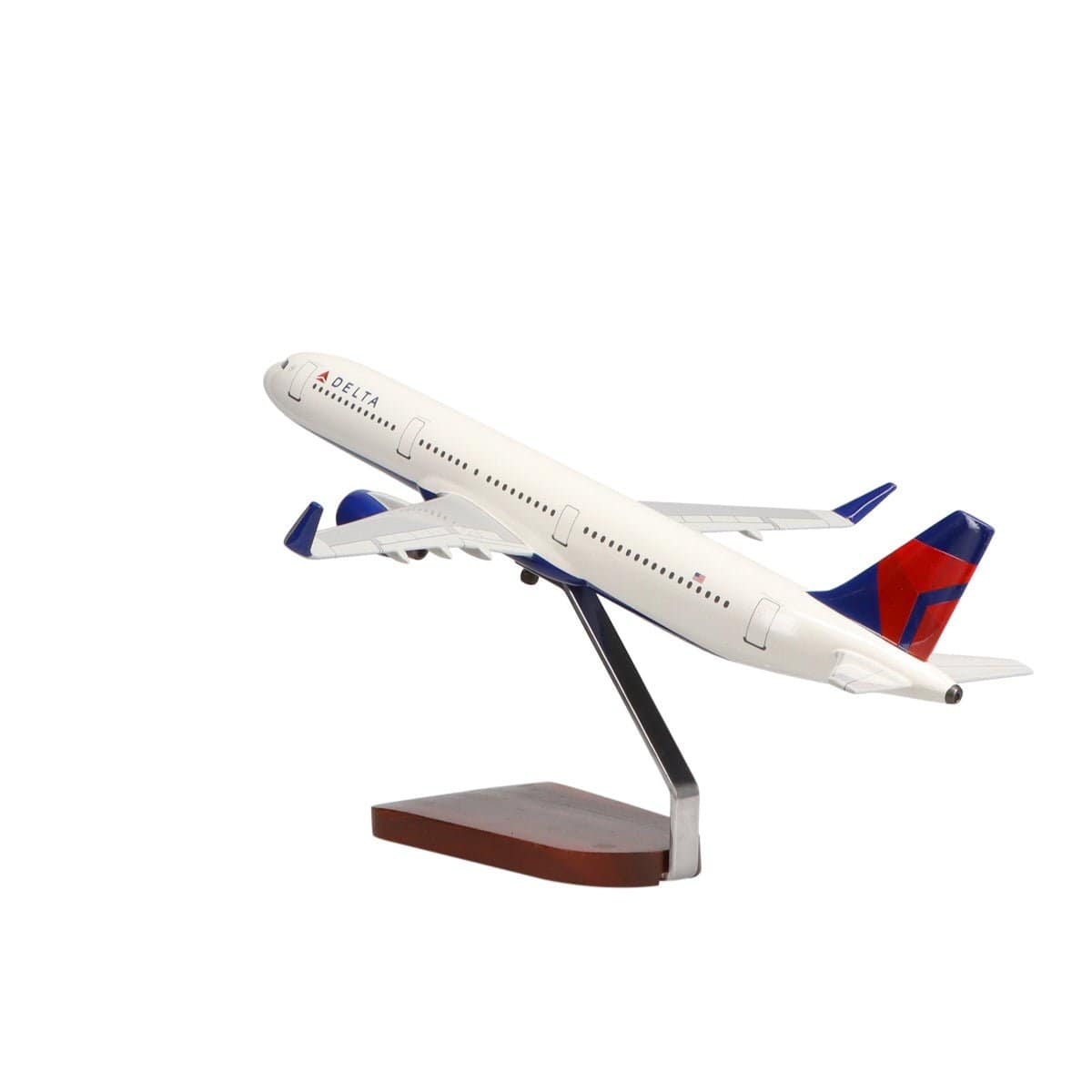 High Flying Models Aircraft Models Airbus A321-200 Delta Air Lines Large Mahogany Model