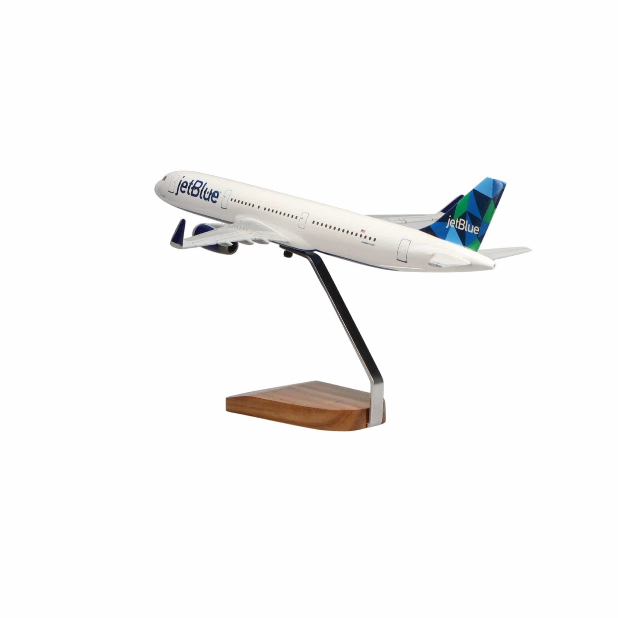 High Flying Models Aircraft Models Airbus A321 Jetblue Airways Large Mahogany Model