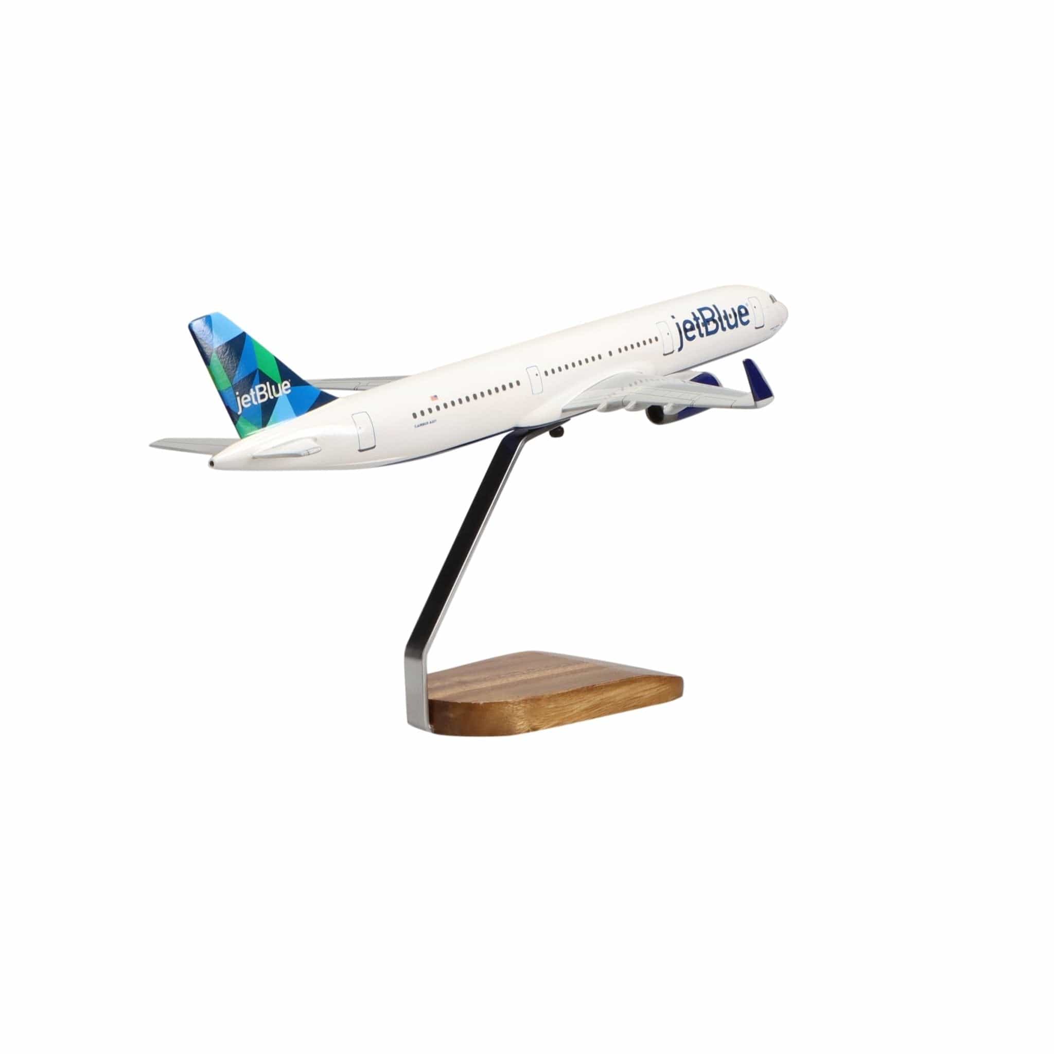 High Flying Models Aircraft Models Airbus A321 Jetblue Airways Large Mahogany Model