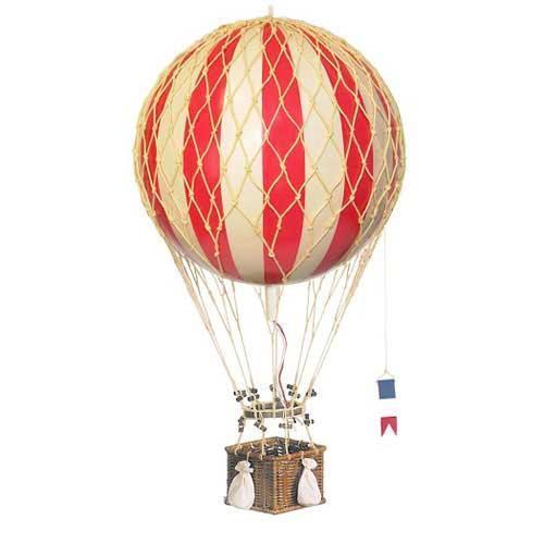 Authentic Models Aircraft Models Authentic Models Floating The Skies, True Red Hot Air Balloon