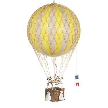 Authentic Models Aircraft Models Authentic Models Floating The Skies, True Yellow Hot Air Balloon