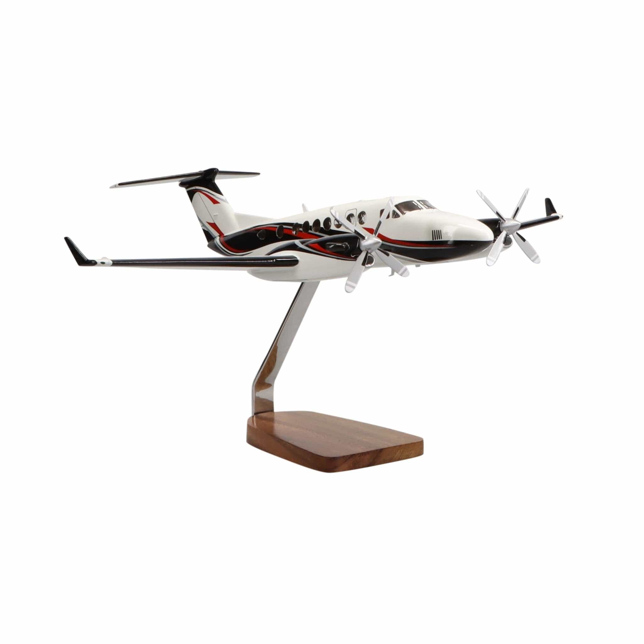 High Flying Models Aircraft Models Beechcraft® King Air 360ER Clear Canopy Large Mahogany Model