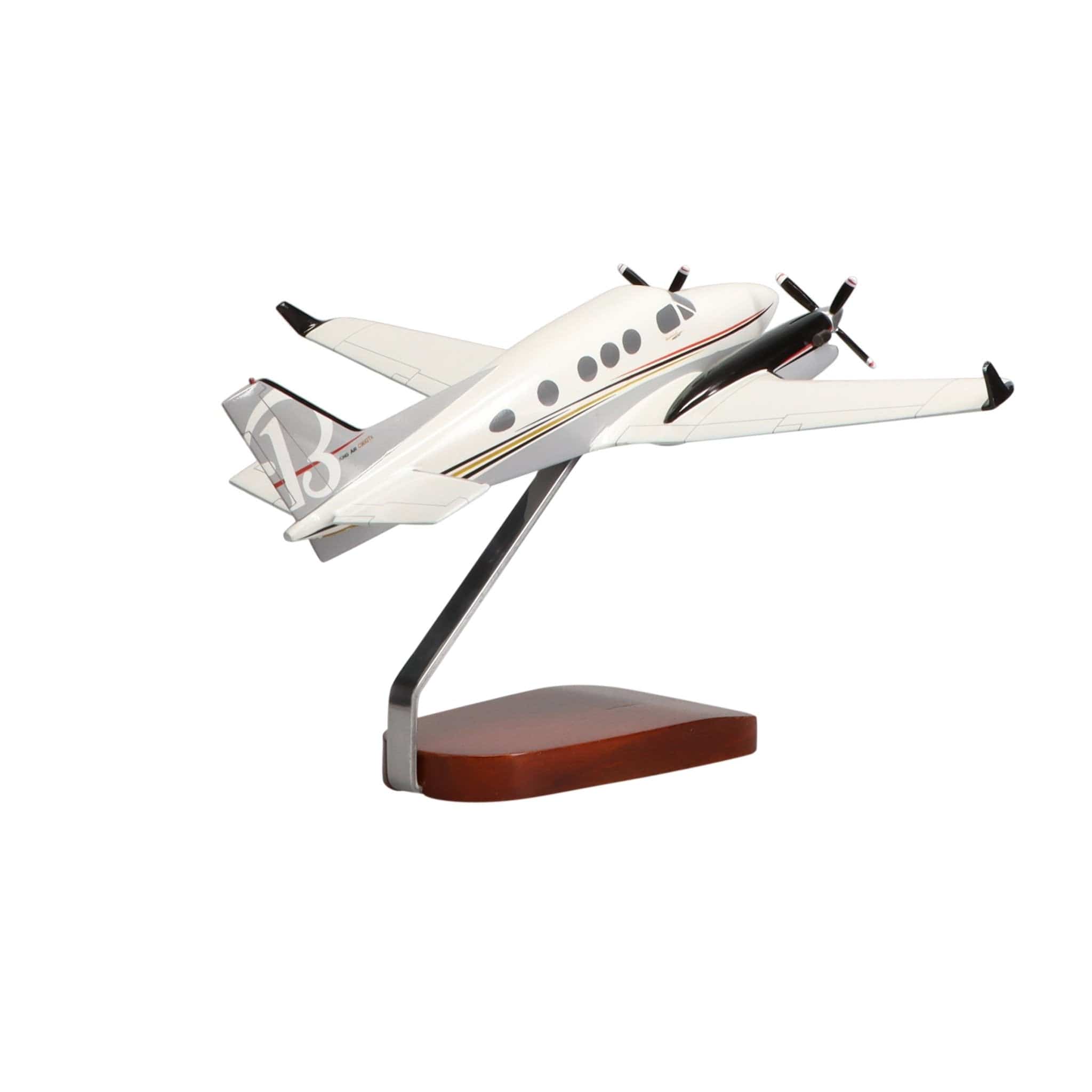 High Flying Models Aircraft Models Beechcraft® King Air C90GTx Large Mahogany Model