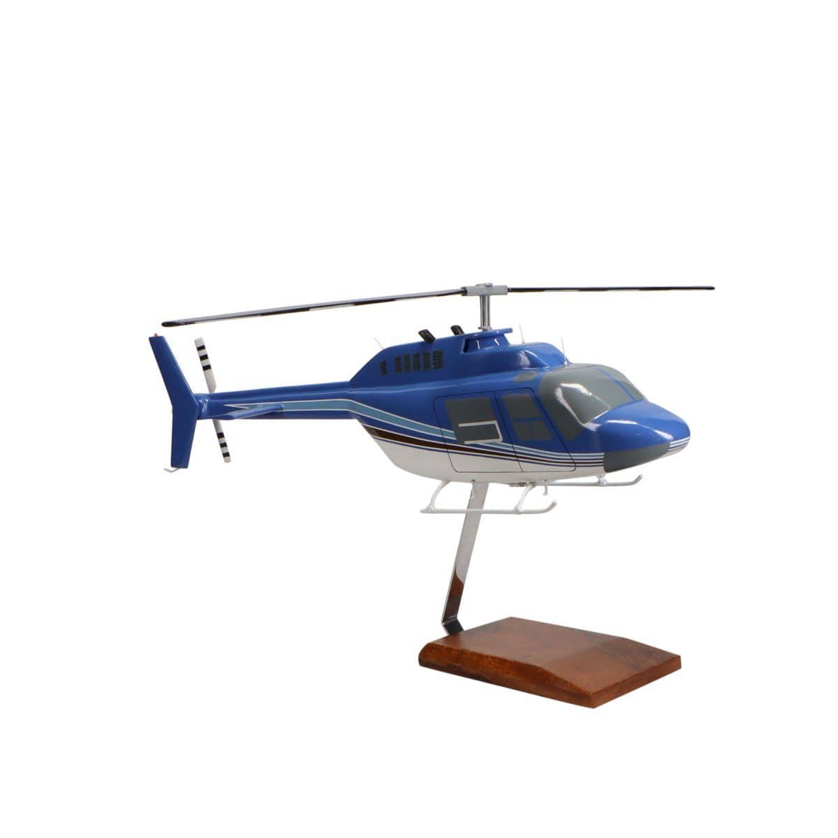 High Flying Models Aircraft Models Bell® 206 JetRanger Large Mahogany Model