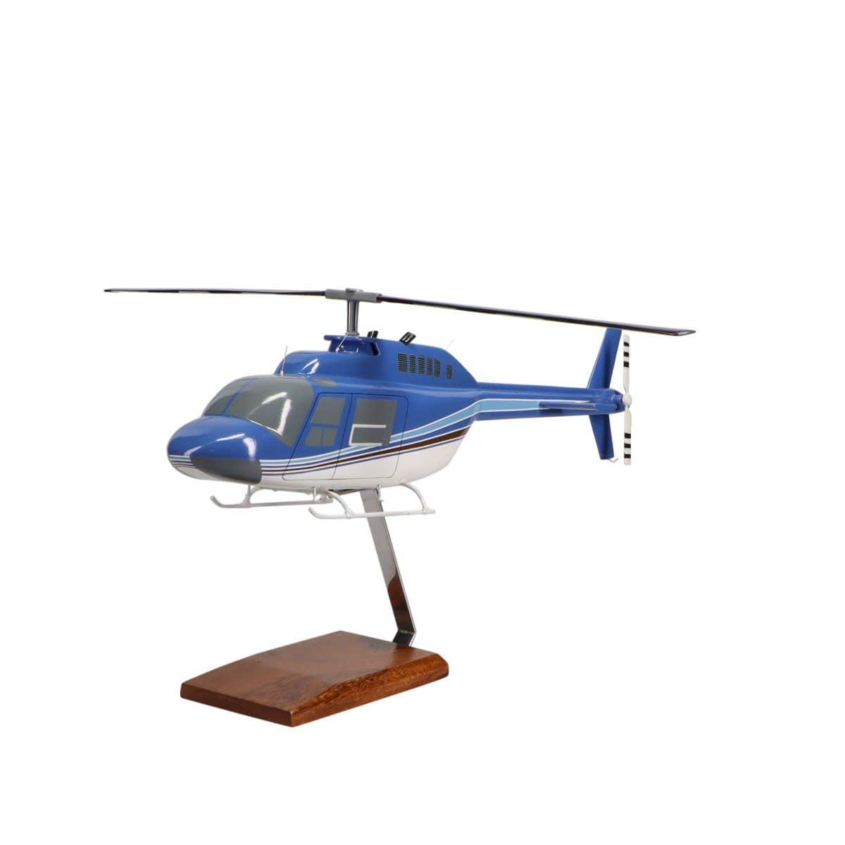 High Flying Models Aircraft Models Bell® 206 JetRanger Large Mahogany Model