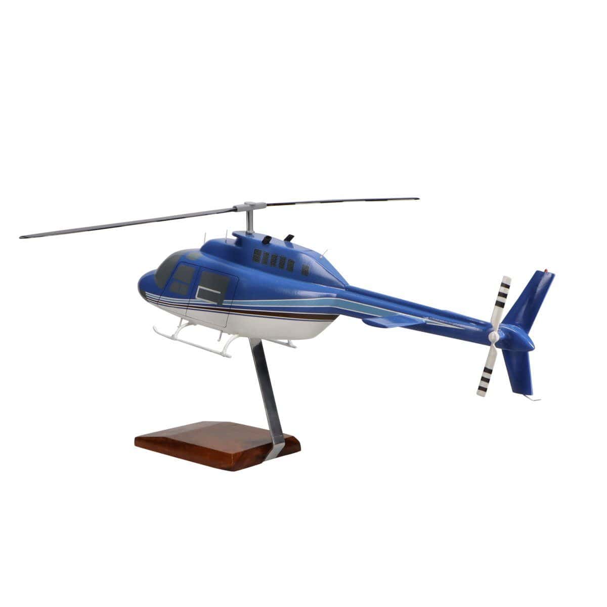 High Flying Models Aircraft Models Bell® 206 JetRanger Large Mahogany Model