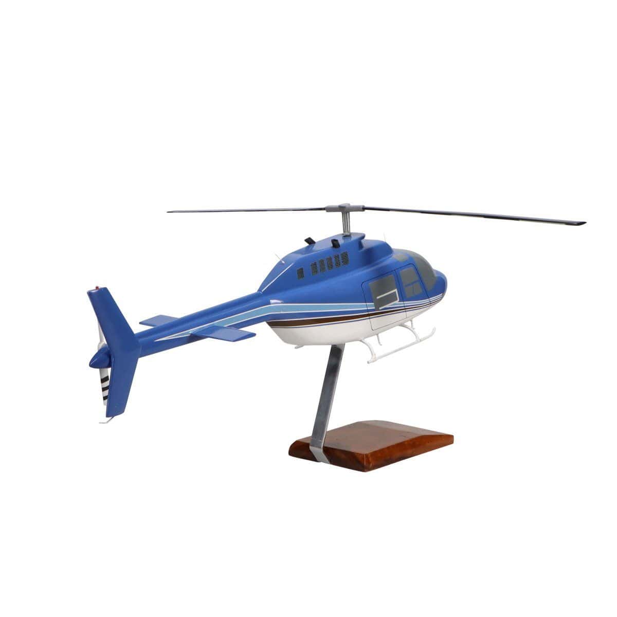 High Flying Models Aircraft Models Bell® 206 JetRanger Large Mahogany Model