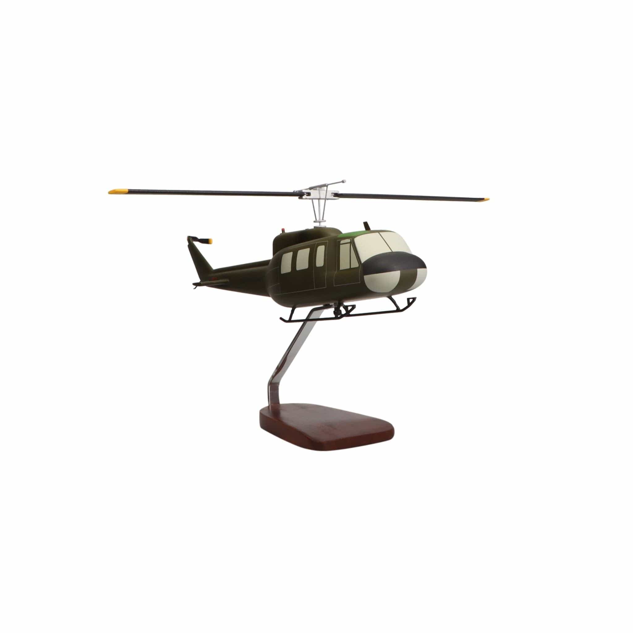 High Flying Models Aircraft Models Bell® UH-1 Iroquois (Huey) Large Mahogany Model