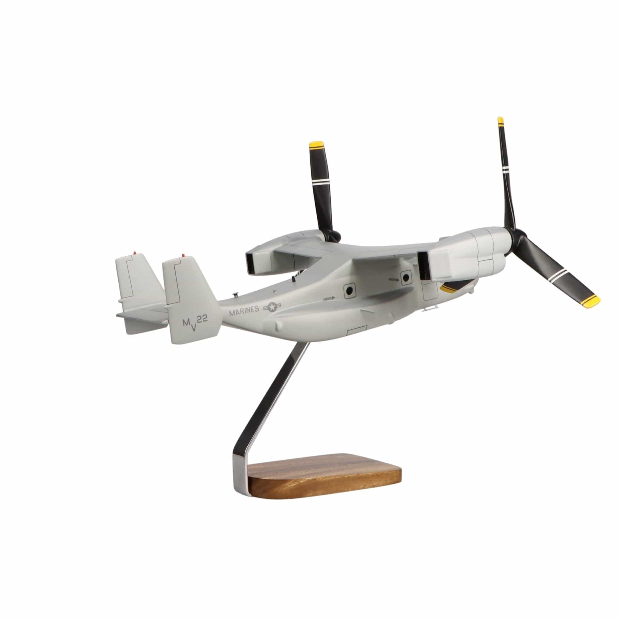 High Flying Models Aircraft Models Bell® V-22 Osprey Clear Canopy Large Mahogany Model